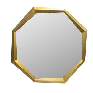 Espejo Hexa | Dorado