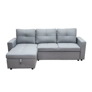 Sofá Cama Belice | Gris Claro