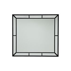 Espejo Cuadrado Luz  | Negro