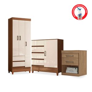 Combo Dormitorio Fit Havana | Bi Color