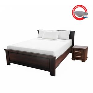 Combo Dormitorio Palermo + Colchón | Bi Color