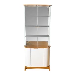 Cristalera Serena  | Bi Color Off White / Roble Claro