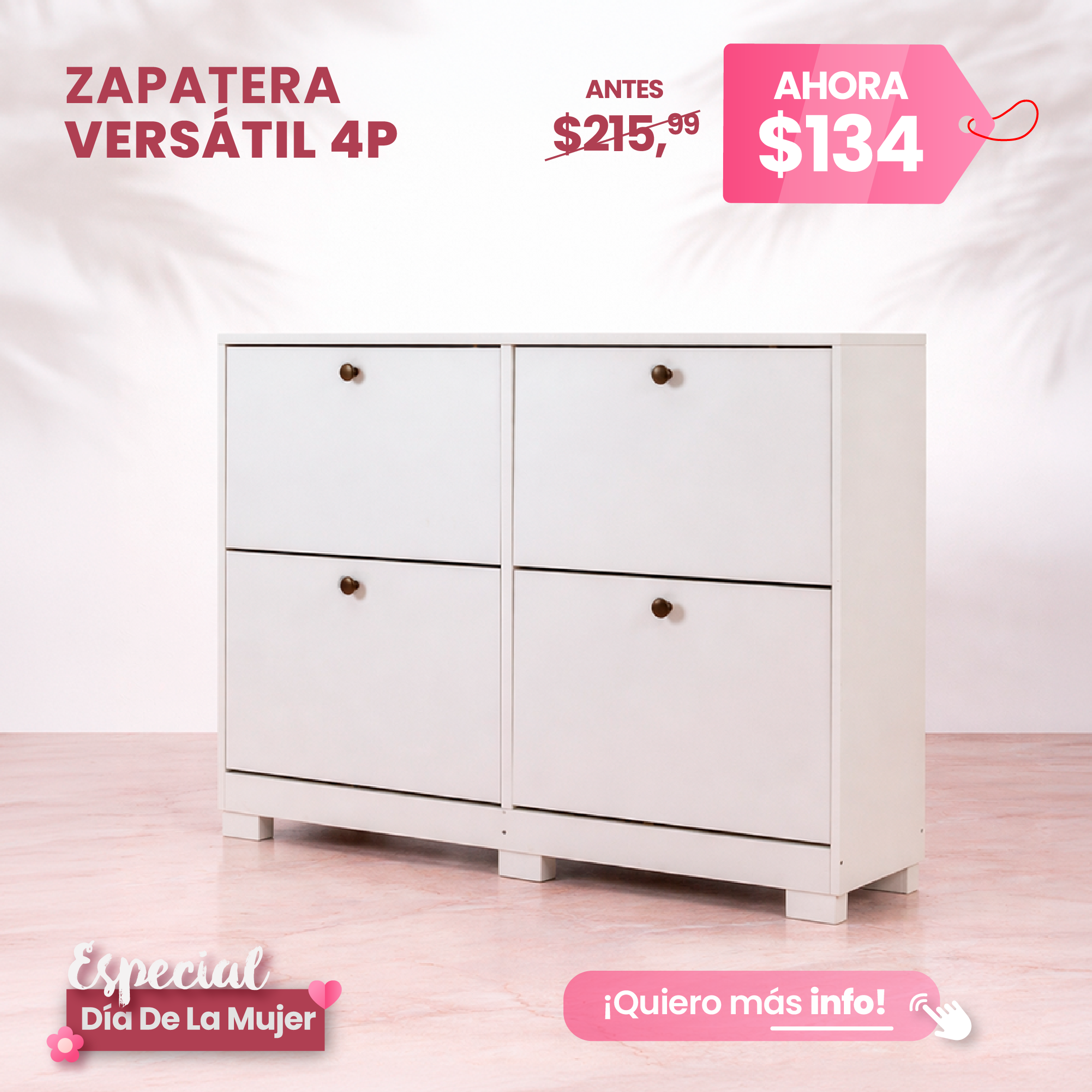 Zapatera Versatil 4P